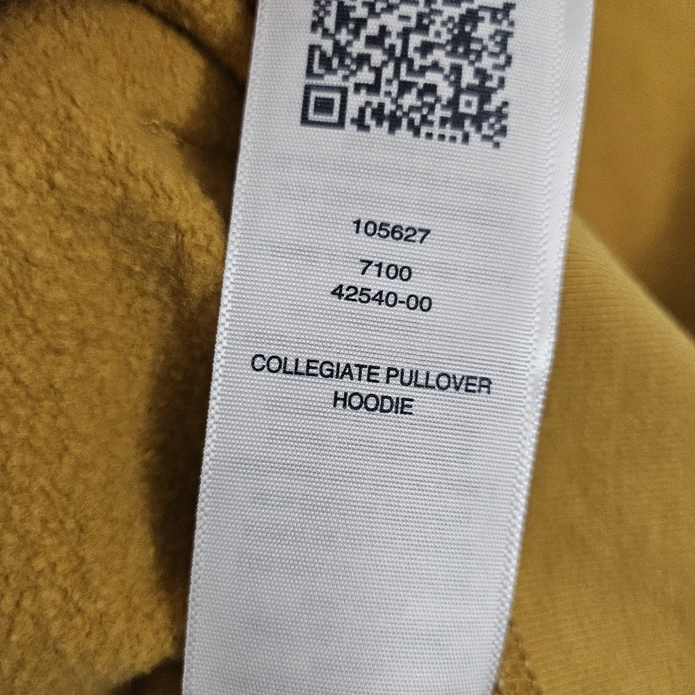 True Religion Sweatshirt Mens Medium Yellow Coast Collegiate Pullover Hoodie